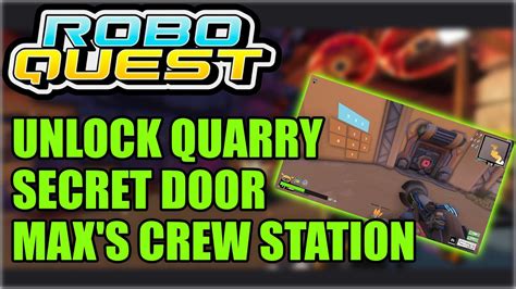 the quarry code roboquest|ROBOQUEST How To Unlock The QUARRY Secret Door (Max's .